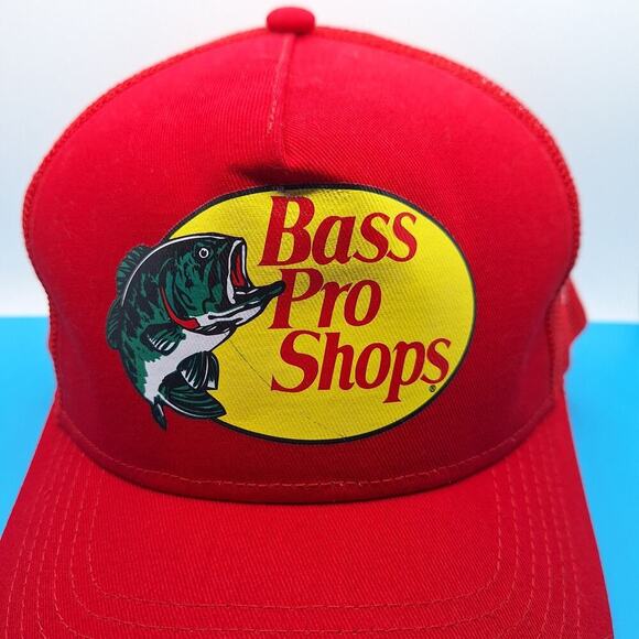 Bass Pro Shops Mesh Hat Cap Adjustable Snapback Trucker Ole Miss Rebels Patch - Picture 2 of 7